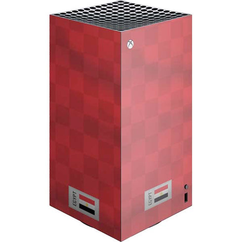 Egypt Soccer Flag XBox Series X Digital Edition Console Skin